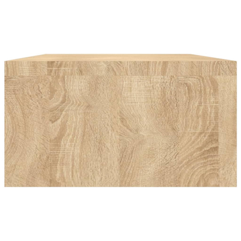 vidaXL sonoma tölgy színű szerelt fa monitorállvány 100 x 24 x 13 cm