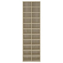 vidaXL sonoma tölgy színű szerelt fa cipősszekrény 54 x 34 x 183 cm