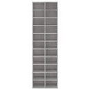 vidaXL betonszürke szerelt fa cipősszekrény 54 x 34 x 183 cm