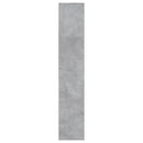 vidaXL betonszürke szerelt fa cipősszekrény 54 x 34 x 183 cm