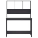 vidaXL szürke forgácslap íróasztal polcokkal 110 x 45 x 157 cm