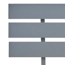 vidaXL szürke tömör fenyőfa ágykeret fejtámlával 160 x 200 cm