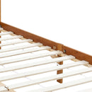 vidaXL mézbarna tömör fenyőfa baldachinos ágykeret 90 x 200 cm
