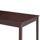 vidaXL sötétbarna fenyőfa étkezőasztal 180 x 90 x 73 cm
