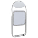 vidaXL 2 db fehér összecsukható műbőr étkezőszék