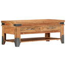 vidaXL tömör akácfa dohányzóasztal 110 x 52 x 45 cm
