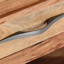 vidaXL tömör akácfa dohányzóasztal 110 x 52 x 45 cm