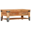 vidaXL tömör akácfa dohányzóasztal 110 x 52 x 45 cm