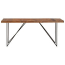vidaXL tömör akácfa étkezőasztal 180 x 90 x 76 cm