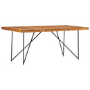 vidaXL tömör akácfa étkezőasztal 180 x 90 x 76 cm