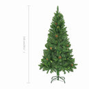 vidaXL zöld műfenyő fenyőtobozokkal 150 cm