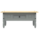 vidaXL szürke Corona-stílusú mexikói fenyő dohányzóasztal 100x55x44 cm