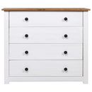 vidaXL fehér Panama fenyőfa kisszekrény 80 x 40 x 73 cm