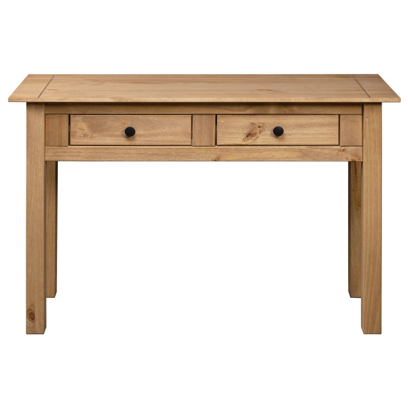 vidaXL tömör fenyőfa panama konzolasztal 110 x 40 x 72 cm