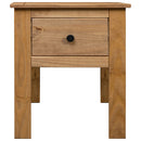 vidaXL panama stílusú fenyőfa éjjeliszekrény 46 x 40 x 57 cm