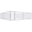 vidaXL kültéri horganyzott acél kutyakennel 4 x 4 x 1 m