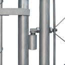 vidaXL kültéri horganyzott acél kutyakennel 4 x 4 x 1 m