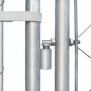 vidaXL kültéri horganyzott acél kutyakennel 4 x 4 x 1 m