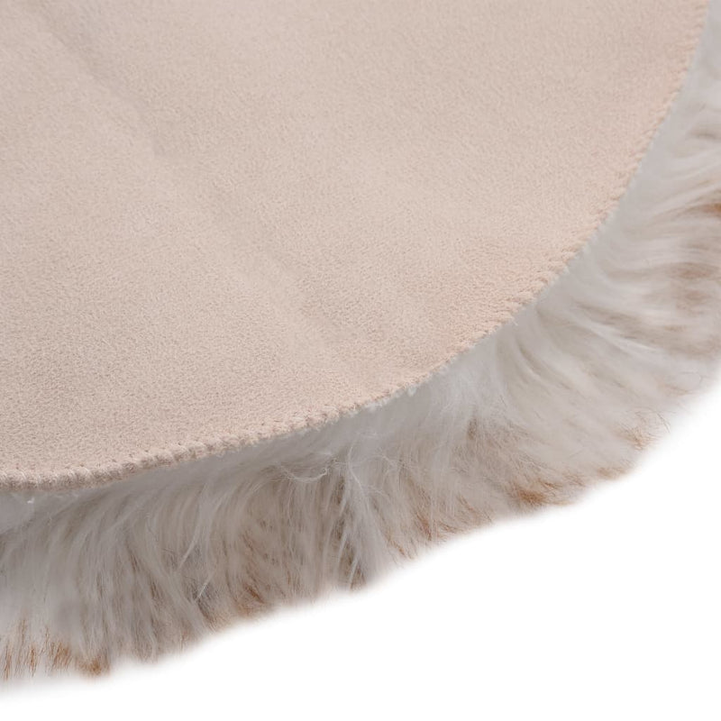 vidaXL barna melanzsszínű műbáránybőr szőnyeg 60 x 90 cm