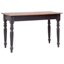 vidaXL tömör mahagóni fa íróasztal 3 fiókkal 117 x 57 x 75 cm