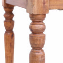 vidaXL tömör mahagóni fa íróasztal fiókokkal 117 x 57 x 75 cm