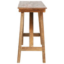 vidaXL vegyes újrahasznosított fa konzolasztal 130 x 40 x 80 cm