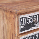 vidaXL tömör mahagóni fa éjjeliszekrény 30 x 30 x 51 cm