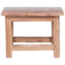 vidaXL 2 db tömör mahagóni fa egymásba tolható asztal