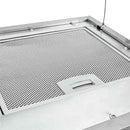 vidaXL rozsdamentes acél LCD érintőképernyős sziget páraelszívó 37 cm