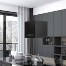 vidaXL porszórt acél LCD érintőképernyős sziget páraelszívó 37 cm