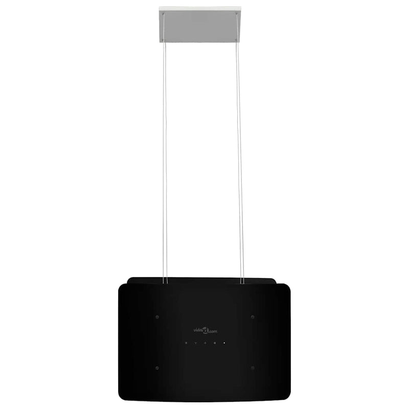 vidaXL edzett üveg LCD érintőképernyős sziget páraelszívó