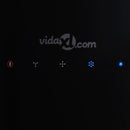 vidaXL edzett üveg LCD érintőképernyős sziget páraelszívó