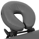 vidaXL antracitszürke 4 zónás masszázsasztal alumíniumvázzal 186x68 cm