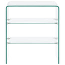 vidaXL edzett üveg dohányzóasztal 50x40x56 cm