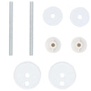 vidaXL 2 db kagylómintás MDF WC-ülőke