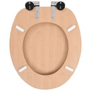 vidaXL 2 db bambuszmintás MDF WC-ülőke lassan csukódó fedéllel