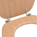 vidaXL 2 db bambuszmintás MDF WC-ülőke