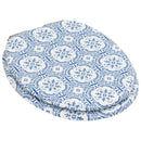 vidaXL 2 db porcelánmintás MDF WC-ülőke lassan csukódó fedéllel