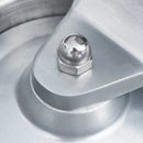 vidaXL alumínium hamburgerprés 500 db pogácsaelválasztó lappal 10 cm