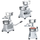 vidaXL alumínium hamburgerprés 500 db pogácsaelválasztó lappal 10 cm