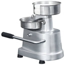 vidaXL alumínium hamburgerprés 500 db pogácsaelválasztó lappal 13 cm