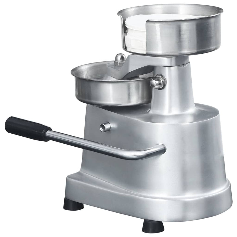 vidaXL alumínium hamburgerprés 500 db pogácsaelválasztó lappal 13 cm