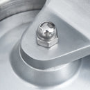 vidaXL alumínium hamburgerprés 500 db pogácsaelválasztó lappal 13 cm