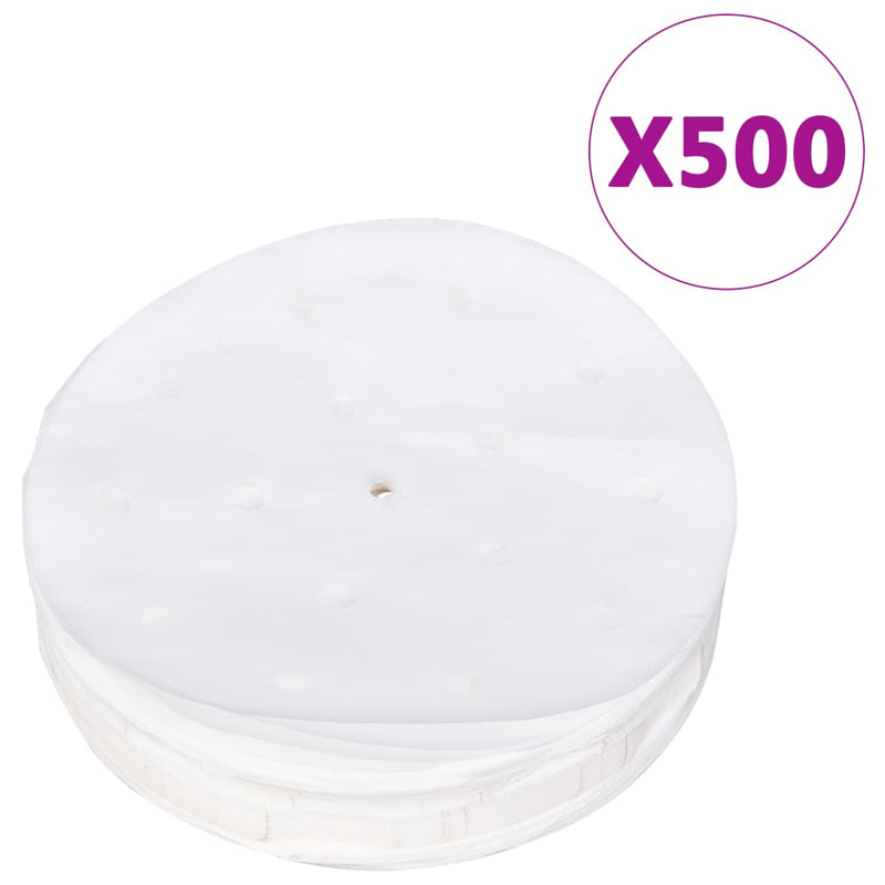 vidaXL alumínium hamburgerprés 500 db pogácsaelválasztó lappal 13 cm