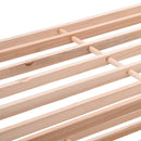 vidaXL 3-szintes tömör fenyőfa cipőtartó