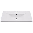 vidaXL fehér kerámia beépíthető mosdókagyló 81 x 39,5 x 18,5 cm