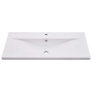 vidaXL fehér kerámia beépíthető mosdókagyló 91 x 39,5 x 18,5 cm