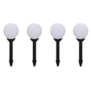 vidaXL 8 db kültéri gyalogjáró LED-lámpa cölöppel 15 cm