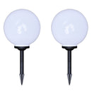 vidaXL 4 db kültéri gyalogjáró LED-lámpa cölöppel 30 cm