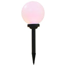 vidaXL 6 db napelemes kültéri LED gömblámpa 20 cm RGB